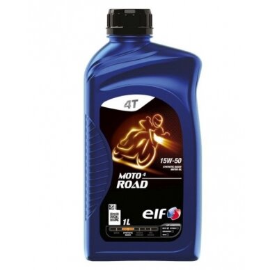 Alyva motociklams ELF MOTO 4 ROAD 15W50, 1L