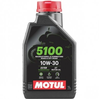 Alyva motociklams Motul 5100 10W30, 1L