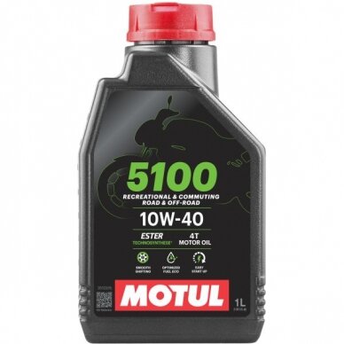 Alyva motociklams Motul 5100 10W40, 1L