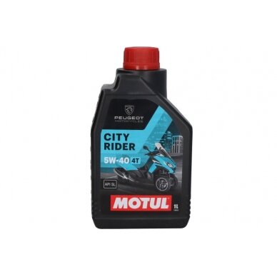 Alyva motociklams Motul CITYRIDER 5W40, 1L PEUGEOT