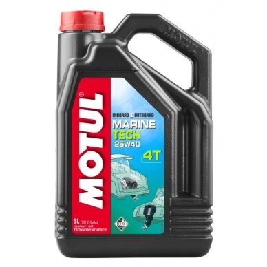 Alyva Motul MARINE TECH 4T 25W40, 5L