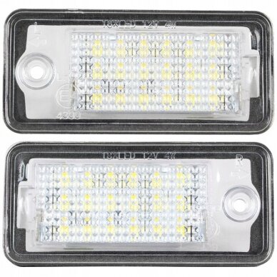 Audi A4 (B6/B7) (2000 - 2008) LED numerių apšvietimas (2vnt.)