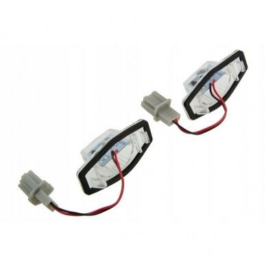 Honda Jazz (2001 - 2008) LED numerių apšvietimas (2vnt.) 1