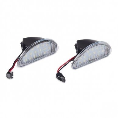 LED numerių apšvietimas Toyota Aygo 2005-2014