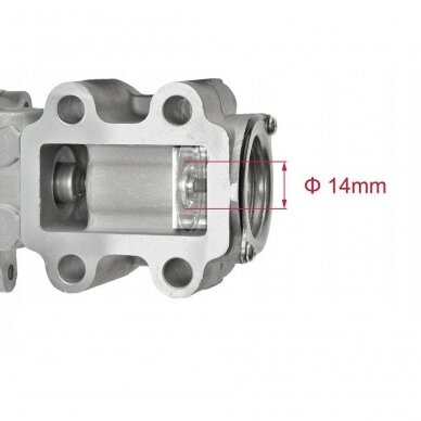 Toyota Auris, Avensis, Corolla Verso, RAV4 2.2 D (2005 - 2012) EGR vožtuvas 14MM 1