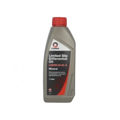 Transmisinė alyva Comma LS GEAR OIL 80W90 GL5 1L