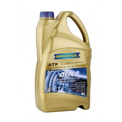 Transmisinė alyva Ravenol ATF+4 FLUID, 4L