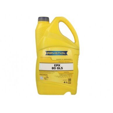 Transmisinė alyva Ravenol EPX SAE 80 GL-5, 4L