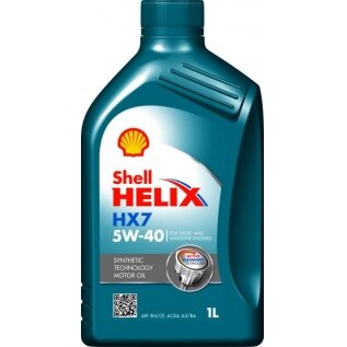 Variklio alyva Shell Helix HX7 5W40, 1L