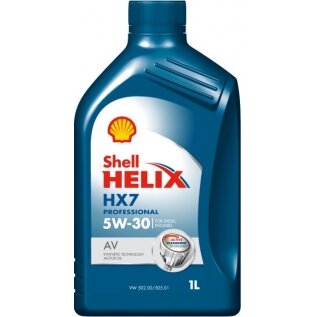 Variklio alyva Shell Helix Professional HX7 AV 5W30, 1L