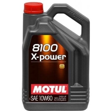 Variklio alyva Motul 8100 X-POWER 10W60, 5L