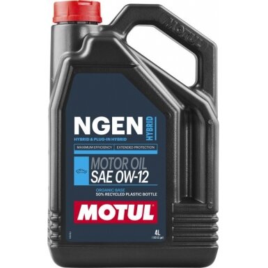 Variklio alyva Motul NGEN HYBRID 0W12, 4L