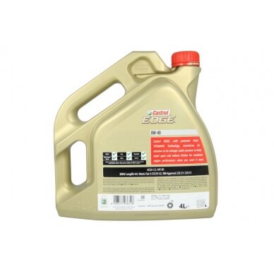 Variklinė alyva Castrol Edge 0W40, 4L 1