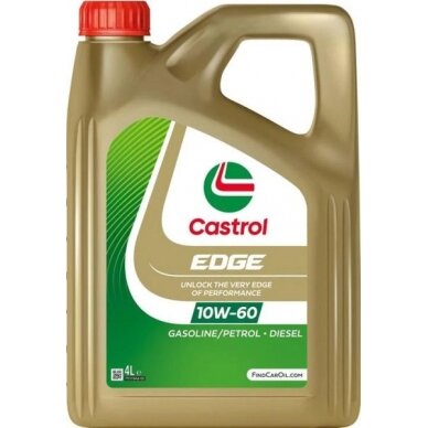 Variklinė alyva Castrol Edge 10W60 SUPERCAR, 4L