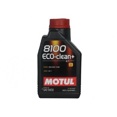 Variklio alyva Motul 8100 ECO-CLEAN+ 5W30, 1L