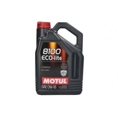 Variklio alyva Motul 8100 ECO-LITE 0W16, 5L