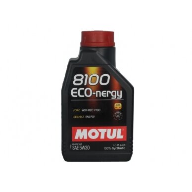 Variklio alyva Motul 8100 ECO-NERGY 5W30, 1L