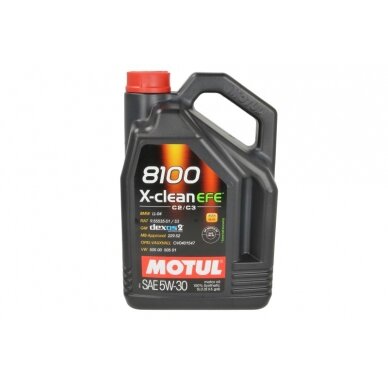 Variklio alyva Motul 8100 X-CLEAN EFE 5W30, 5L