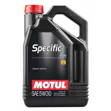 Variklio alyva Motul Specific 0720 5W30, 5L