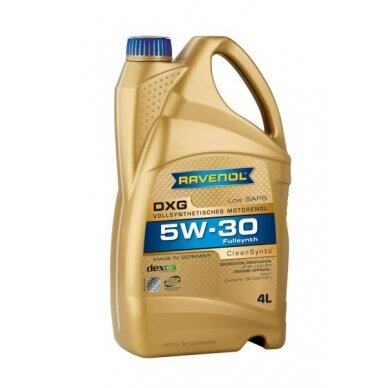 Variklio alyva Ravenol DXG SAE 5W30, 4L