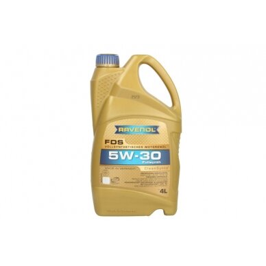 Variklio alyva Ravenol FDS SAE 5W30, 4L