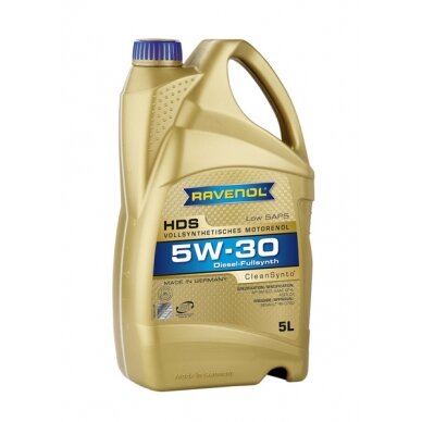 Variklio alyva Ravenol HDS SAE 5W30, 5L