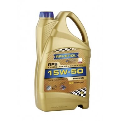 Variklio alyva Ravenol RFS 15W50, 4L