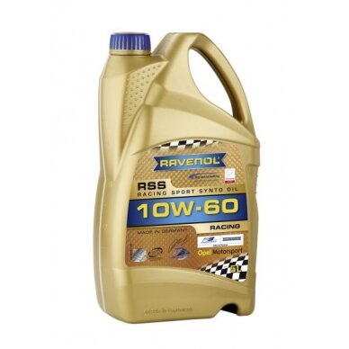 Variklio alyva Ravenol RSS 10W60, 5L