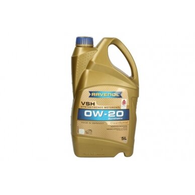 Variklio alyva Ravenol VSH 0W20, 5L