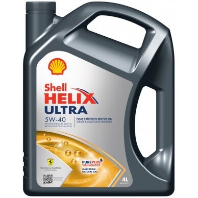 Variklio alyva Shell Helix Ultra  5W40, 4L