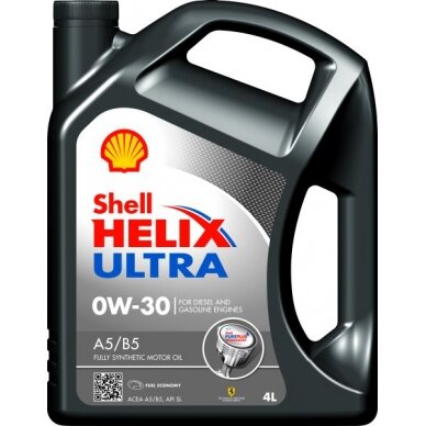 Variklio alyva Shell Helix Ultra  A5/B5 0W30, 4L