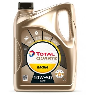 Variklio alyva Total Quartz RACING 10W50, 5L